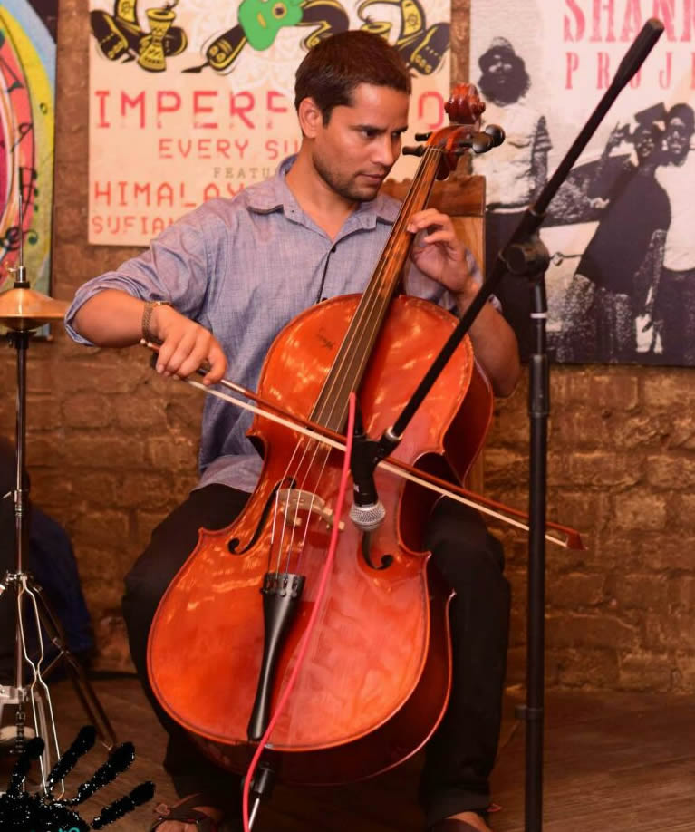 indian cello player rajkot india