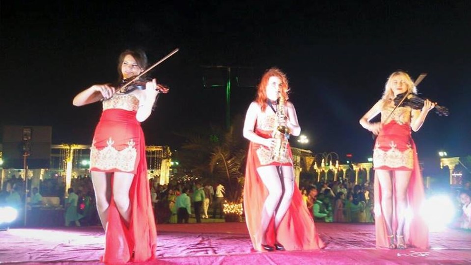 female trio musicians rajkot